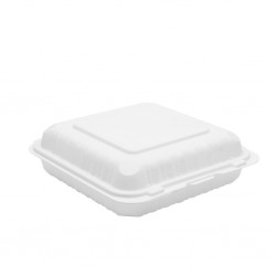 9x9 take out food container 1 compartment PP Biodegradeable