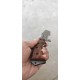 HANDMADE DAMASCUS STEEL TRACKER KNIFE ROSEWOOD HANDLE WITH FINE LEATHER SHEATH